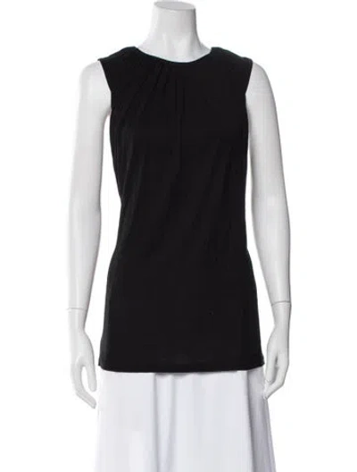 Pre-owned Stella Mccartney Scoop Neck Sweater In Black