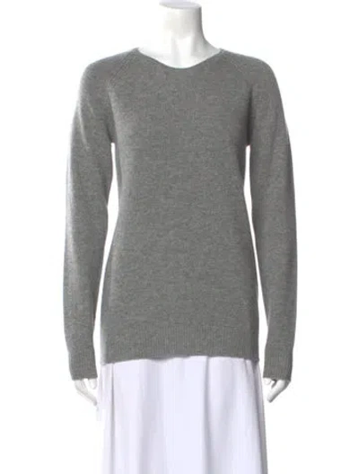 Pre-owned Stella Mccartney Scoop Neck Sweater In Gray