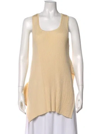 Pre-owned Stella Mccartney Scoop Neck Sweater In Neutral