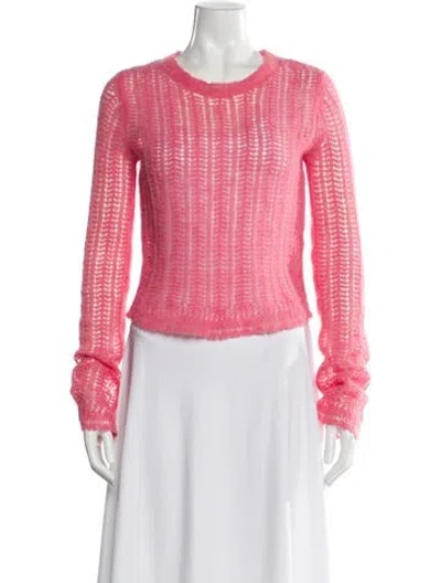 Pre-owned Stella Mccartney Scoop Neck Sweater In Pink