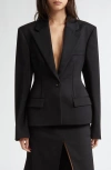 Stella Mccartney Sculpted Jacket In 1000 - Black