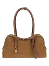 Stella Mccartney Sculptural Tote Bag In Vegan Suede