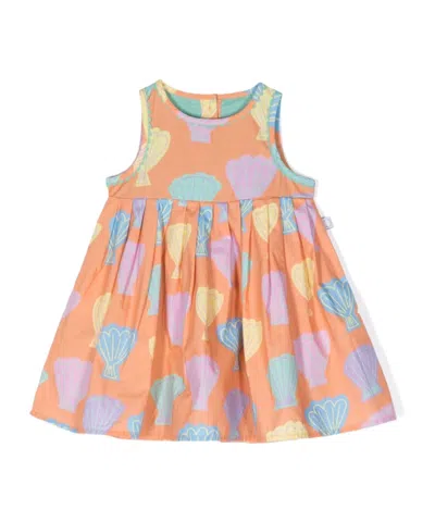 Stella Mccartney Seashell-print Cotton Dress Set In Pink