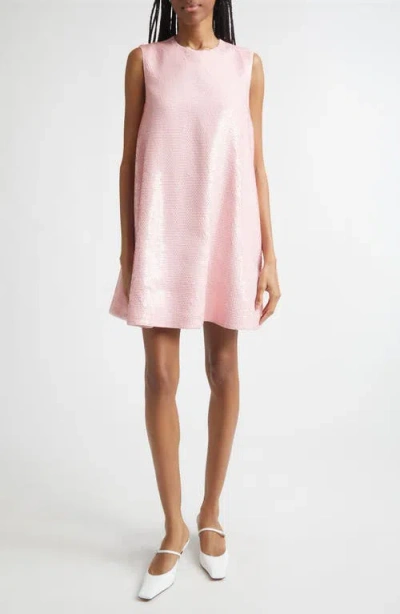 Stella Mccartney Sequin A-line Minidress In Pink