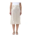 Stella Mccartney Sequined Skirt In White