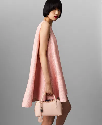 Stella Mccartney Sequin-embellished A-line Mini Dress In Pink