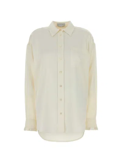 Stella Mccartney Sequin-embellished Shirt In White