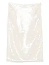Stella Mccartney Sequinned Skirt In Neutrals