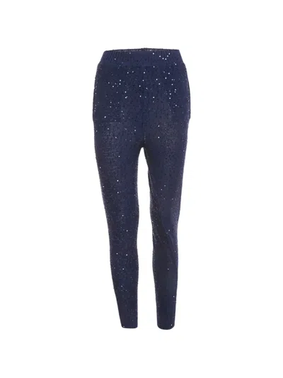 Pre-owned Stella Mccartney Sequins Trousers In Blue