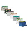 Stella Mccartney Set Of 7 Cotton-blend Jersey Briefs In Multicoloured