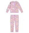 Stella Mccartney Set Of Cotton Sweatshirt And Sweatpants In Pink