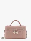 Stella Mccartney Allover Crystal Vegan Suede Cosmetic Case