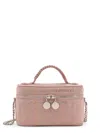 Stella Mccartney Rhinestone-embellished Top Handle Bag In Pink