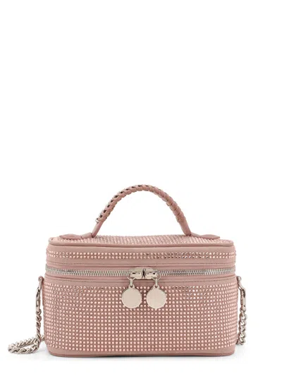 STELLA MCCARTNEY SHAGGY DEER BEAUTY CASE WITH RHINESTONES