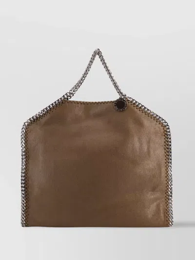 Stella Mccartney Shaggy Deer Chain Shoulder Bag In Green