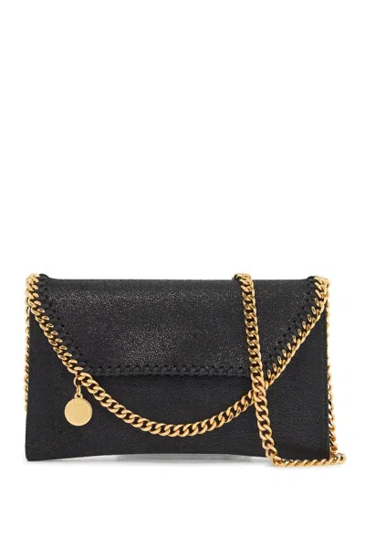 Stella Mccartney Mini Falabella Crossbody Bag In Black