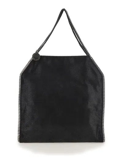 Stella Mccartney Shaggy Deer Tote Bag In Black