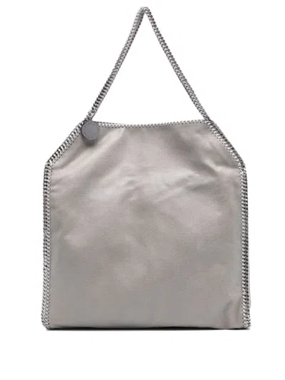 Stella Mccartney Shaggy Deer Tote Bag In Grey