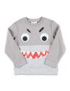 STELLA MCCARTNEY SHARK FACE COLOURBLOCK SWEATSHIRT