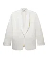 Stella Mccartney Shawl-collar Wool Blazer In White