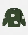 STELLA MCCARTNEY SHEEP APPLIQUÉ SWEATER