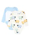 Stella Mccartney Sheep-print Bodies (set Of Two) In White