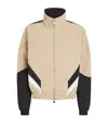 Stella Mccartney Polyester-blend Bomber Jacket With Viscose Lining In Beige