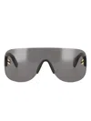 Stella Mccartney Shield Frame Sunglasses In Black
