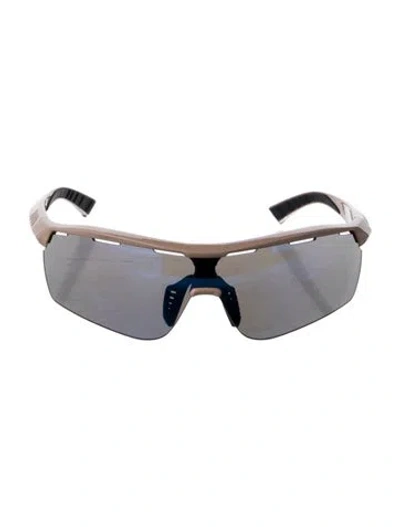 Pre-owned Stella Mccartney Shield Mirrored Sunglasses In Pink