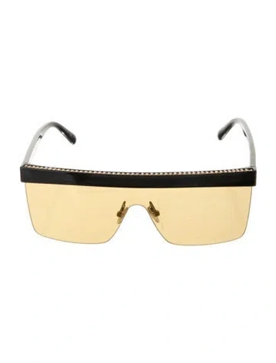Pre-owned Stella Mccartney Shield Tinted Sunglasses In Black