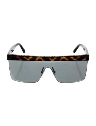 Pre-owned Stella Mccartney Shield Tinted Sunglasses In Brown