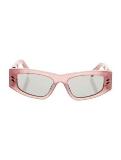 Pre-owned Stella Mccartney Shield Tinted Sunglasses In Pink