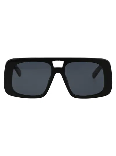 Stella Mccartney Shiny Black Plastic Sunglasses