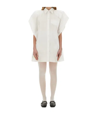 STELLA MCCARTNEY STELLA MCCARTNEY SHORT-SLEEVED MINI SHIRT DRESS