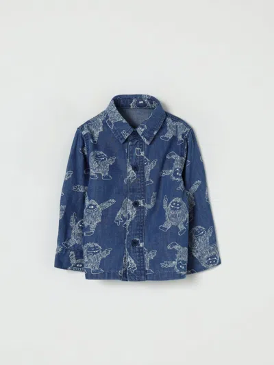 Stella Mccartney Babies' Shirt  Kids Kids Color Blue