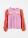 Stella Mccartney Blusa Con Stampa In Pink