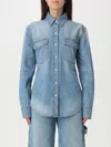 Stella Mccartney 'vintage Wash Denim Shirt' In Blue