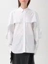 Stella Mccartney Cape Organic Cotton Shirt In Weiss