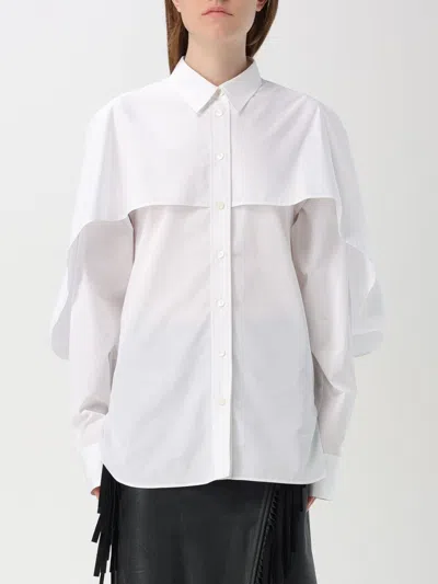 Stella Mccartney Cape Organic Cotton Shirt In Weiss