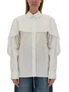 Stella Mccartney Stella Mc Cartney Shirt With Cape In White
