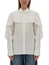 Stella Mccartney Shirt With Cape In White