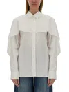 Stella Mccartney Stella Mc Cartney Shirt With Cape In White