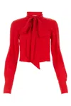 Stella Mccartney Camicia In Lipstick Red