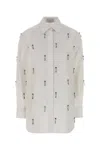Stella Mccartney White Poplin Shirt In Neutral