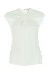 Stella Mccartney Ring-hardware Cold-shoulder T-shirt In White