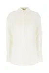 Stella Mccartney Cornelli Oversize Shirt In White