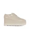 Stella Mccartney 80mm Elyse Platform Oxford Shoes In Neutral
