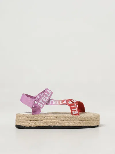 Stella Mccartney Kids Platform Sandals In Multicolor