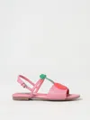 Stella Mccartney Cherry-motif Sandals In Pink