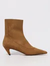 Stella Mccartney Spur Vegan Suede Ankle Booties In Brown